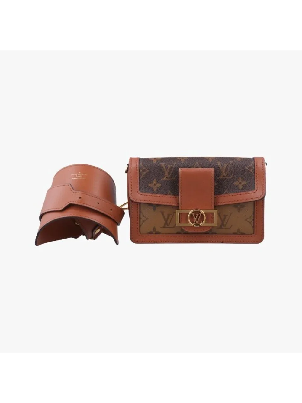Louis Vuitton Dauphine Monogram Brown Reverse Handbag